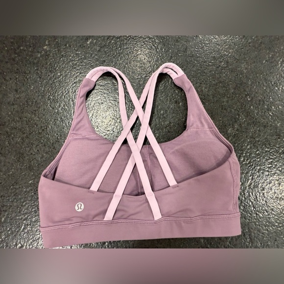 Lululemon Energy High-Neck Longline Bra, size 4, medium support. Like-new - Picture 2 of 6